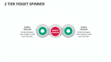 2 Tier Fidget Spinner - Slide 1