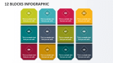 12 Blocks Infographic - Slide 1