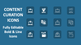 Content Curation Icons - Slide 1