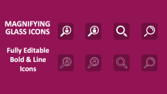 Magnifying Glass Icons - Slide 1
