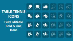 Table Tennis Icons - Slide 1