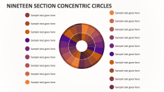 Nineteen Section Concentric Circles - Slide 1
