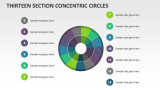 Thirteen Section Concentric Circles - Slide 1