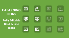 E-learning Icons - Slide 1