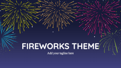 Fireworks Theme - Slide 1