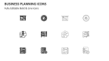 Business Planning Icons - Slide 2