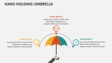 Hand Holding Umbrella - Slide 1