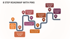 8 Step Roadmap with Pins - Slide 1