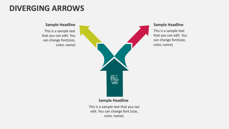 Diverging Arrows PowerPoint and Google Slides Template - PPT Slides
