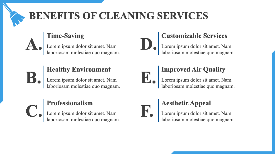 Cleaning Service Business Plan PowerPoint and Google Slides Template PPT Slides