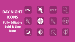 Day Night Icons - Slide 1