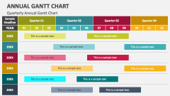 Annual Gantt Chart - Slide 1