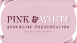 Pink and White Aesthetic Presentation - Slide 1