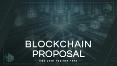 Blockchain Proposal Presentation - Slide 1