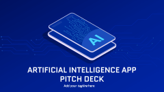 Artificial Intelligence App Pitch Deck - Slide 1