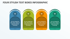Four Stylish Text Boxes Infographic - Slide 1