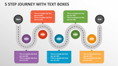 5 Step Journey with Text Boxes - Slide 1