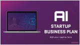 AI Startup Business Plan Presentation - Slide 1