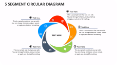 5 Segment Circular Diagram - Slide 1