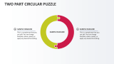 Two Part Circular Puzzle - Slide 1