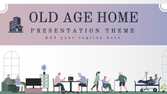 Old Age Home Presentation Theme - Slide 1