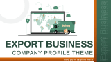 Export Business Company Profile - Slide 1