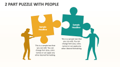 2 Part Puzzle with People - Slide 1