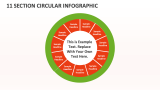 11 Section Circular Infographic - Slide 1