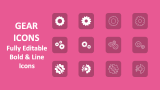Gear Icons - Slide 1