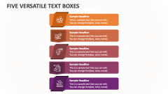 Five Versatile Text Boxes - Slide 1