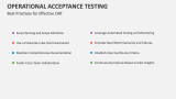 Best Practices for Effective Operational Acceptance Testing - Slide 10