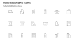 Food Packaging Icons - Slide 4