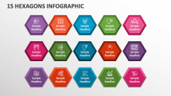 15 Hexagons Infographic - Slide 1