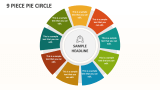 9 Piece Pie Circle - Slide 1