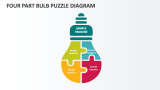 Four Part Bulb Puzzle Diagram - Slide 1