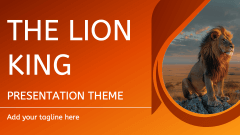 The Lion King Presentation Theme - Slide 1