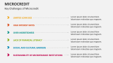 Key Challenges of Microcredit - Slide 9