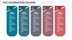 Five Alternatives Column - Slide 1