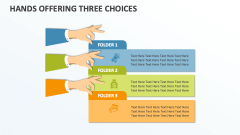 Hands Offering Three Choices - Slide 1