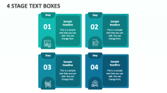 4 Stage Text Boxes - Slide 1