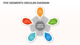 Five Segments Circular Diagram - Slide 1
