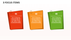 3 Focus Items - Slide 1
