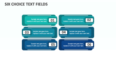 Six Choice Text Fields - Slide 1