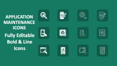 Application Maintenance Icons - Slide 1