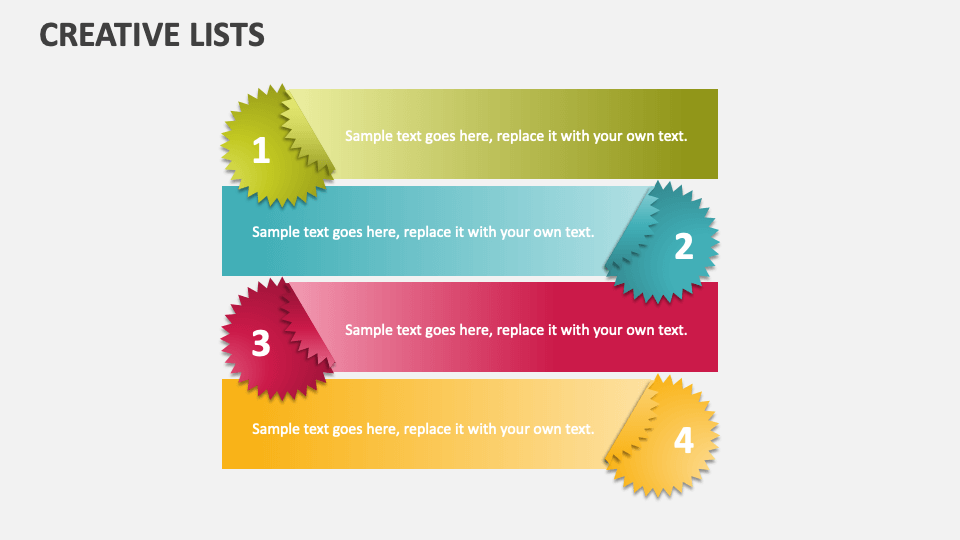 Creative Lists Template for PowerPoint and Google Slides - PPT Slides