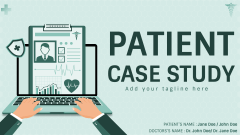Patient Case Study Presentation - Slide 1