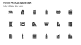Food Packaging Icons - Slide 3