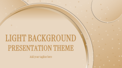 Light Background Theme - Slide 1