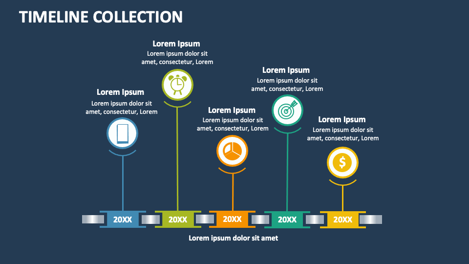 Timeline Collection Template for PowerPoint and Google Slides