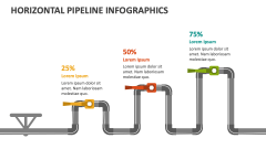 Horizontal Pipeline Infographics - Slide 1